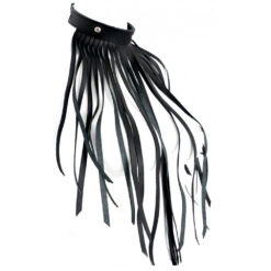 Alternative view of The Red Leather Fringe Necklace Collar
