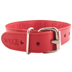 Alternative view of Rouge Garments Red Studded ORing Studded Collar