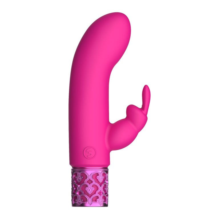 Royal Gems Dazzling Rechargeable Rabbit Bullet Pink, front view