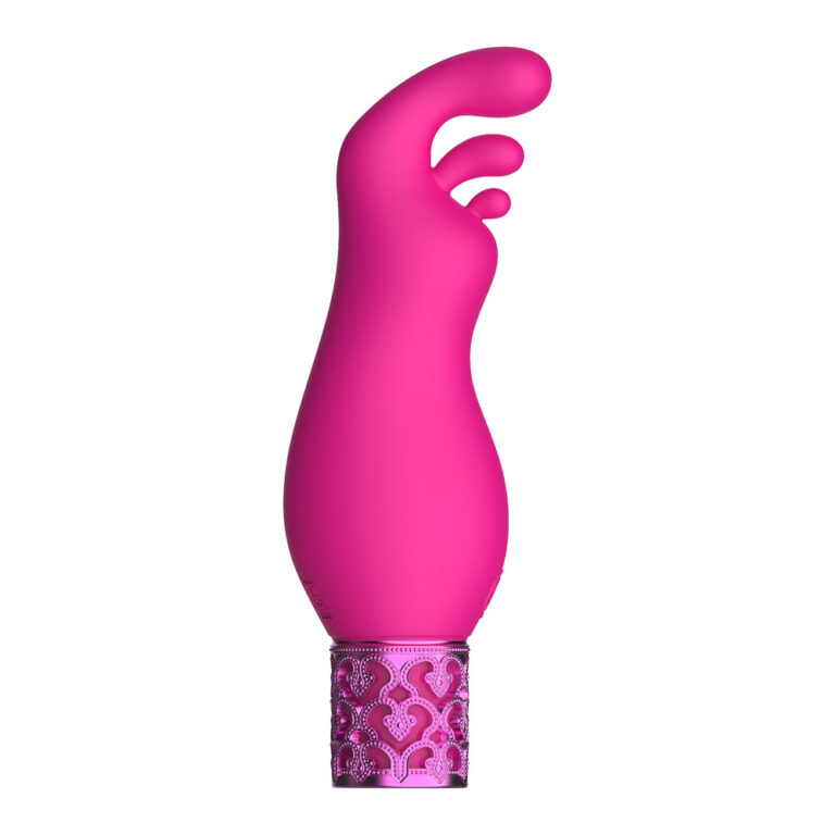 Royal Gems Exquisite Rechargeable Silicone Bullet Pink Mini Vibrators