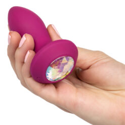 Alternative view of Power Gem Butt Plug Vibrating Crystal Probe PETITE