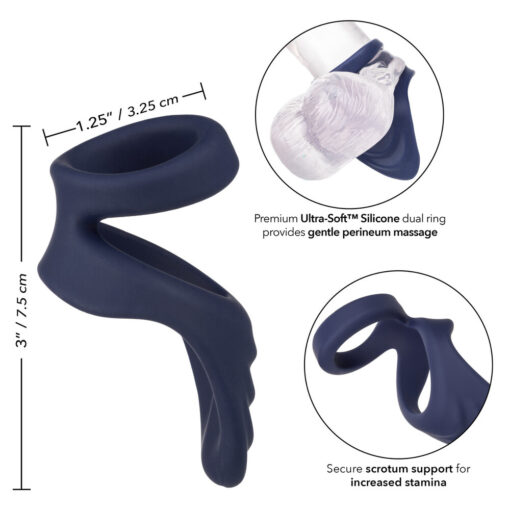 An image of a blue sex toy with instructions.