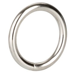 A sleek, stainless steel anal ring designed for adult pleasure, featuring a smooth, durable finish for comfortable and safe intimate experiences.