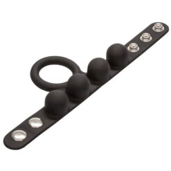 Alternative view of Medium Weighted Penis Ring and Ball Stretcher