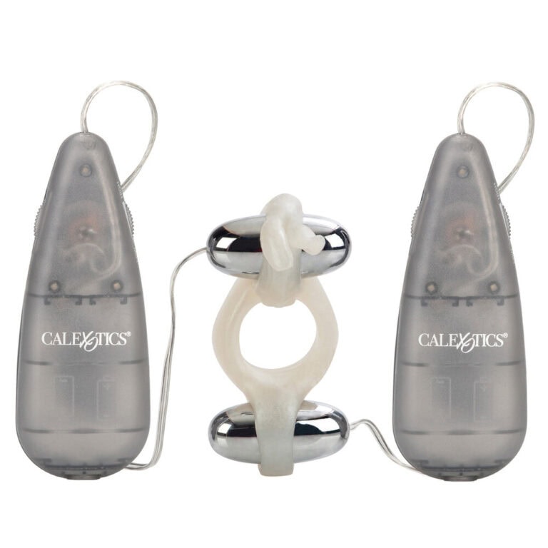 Remote vibrator and ring for enhanced pleasure and intimacy.