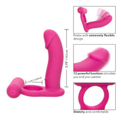 Alternative view of Silicone Rechargeable Double Diver Stimulator