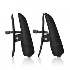 Alternative view of Nipplettes Vibrating Adjustable Nipple Clamps (Black)