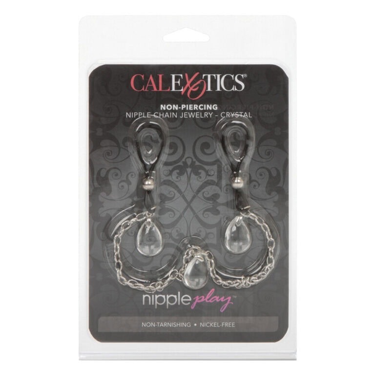 Nipple Play Non Piercing Nipple Chain Jewellery Crystal