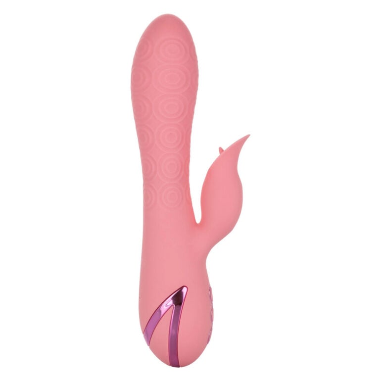 Rechargeable Pasadena Player Clit Vibrator Clit Stims & Bunny Style Pink Silicone
