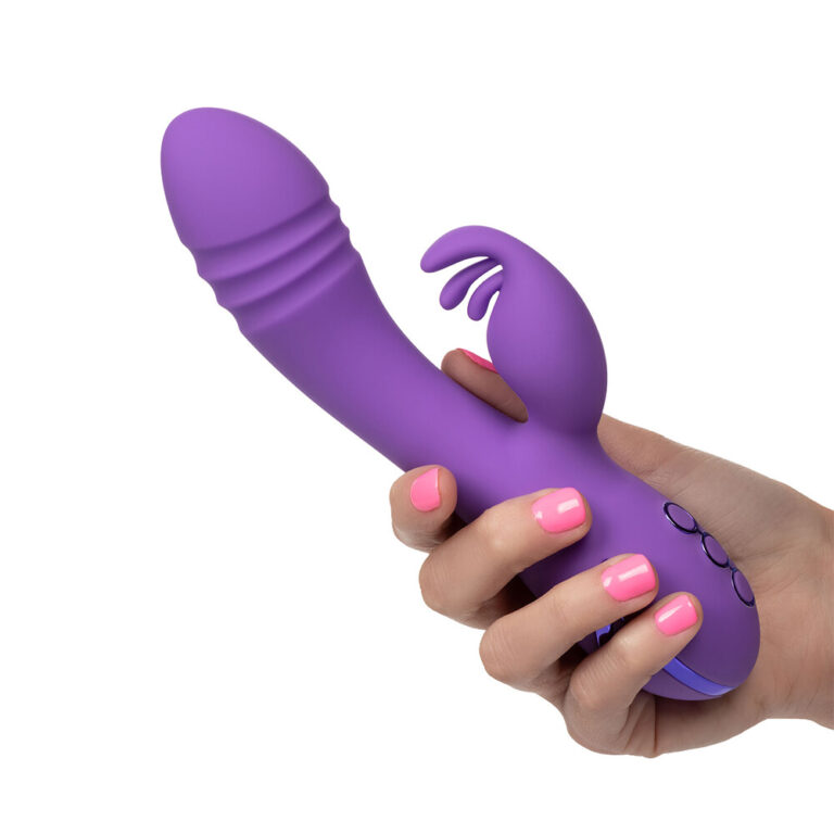 West Coast Wave Rider Vibrator and Clit Stim Clit Stims & Bunny Style Purple Silicone detail