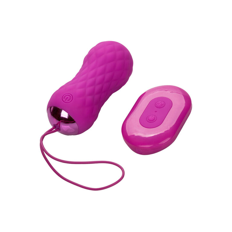 Slay SPINME Remote Control Textured Bullet Vibrating Eggs & Bullets Pink Silicone detail