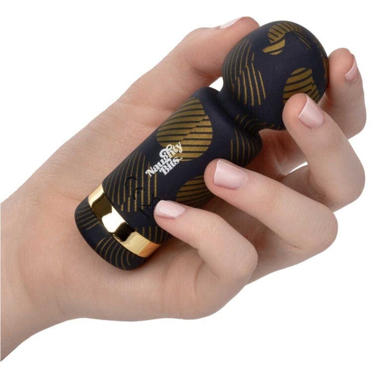Naughty Bits Lit Clit Teenie Weenie Wand Magic Wands Black Silicone detail