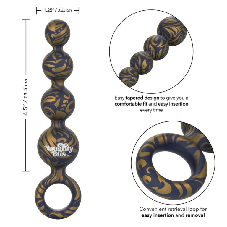 Enhanced anal pleasure with tapered design for easy insertion and removal.
