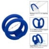 An image of a blue ring with a description of how to use it.