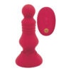 A red sex toy with a remote control.