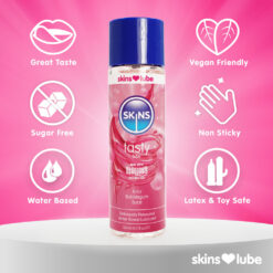 Alternative view of Skins Juicy Bubblegum Blast Waterbased Lubricant 130ml