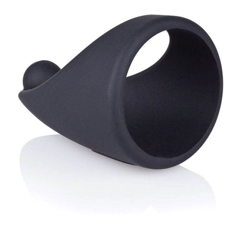 Elegant black silicone ring designed for intimate pleasure and comfort. Perfect for enhancing sexual experiences with discreet, high-quality sextech accessories.