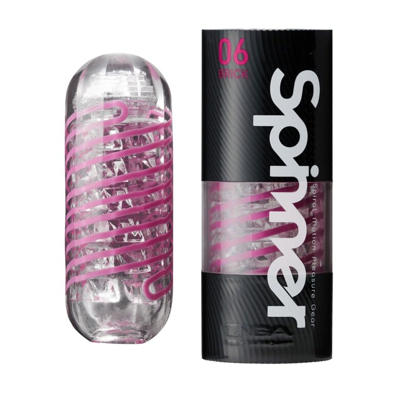 High-quality transparent adult toy with pink spiral accents, designed for enhanced pleasure and stimulation. Perfect for exploring new sensations and improving intimacy.