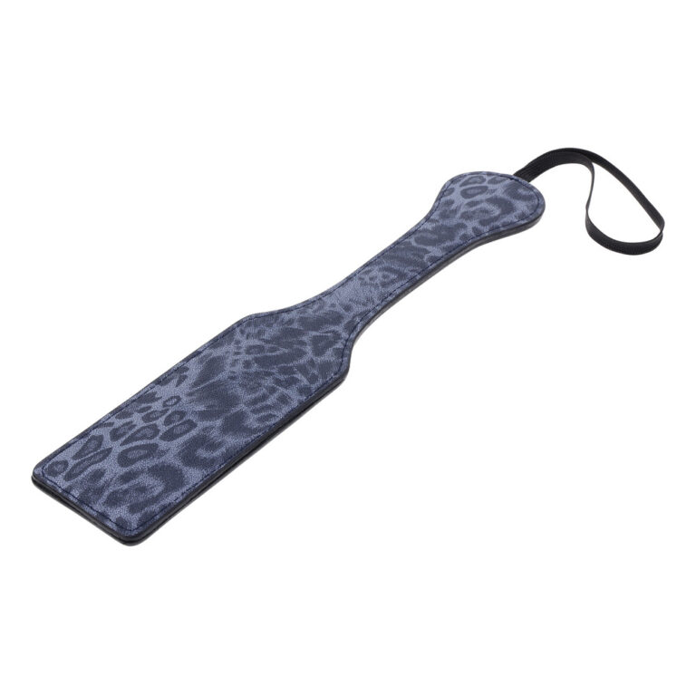 Elegant leopard print paddle for adult intimacy and sensual play, designed to enhance pleasure and intimacy. Perfect for couples exploring new sensations and adding excitement to their bedroom experie.