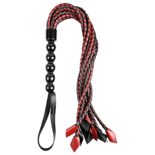 A black and red braided sex sling.