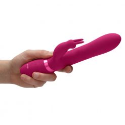 Vive Amoris Pink Rabbit Vibrator with Stimulating Beads - features close-up