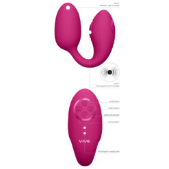 Alternative view of Vive Aika Pulse Wave And Vibrating Love Egg Pink