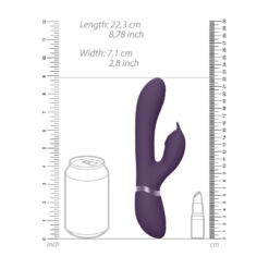 Alternative view of Vive Aimi Pulse Wave And Vibrate G Spot Vibrator Purple