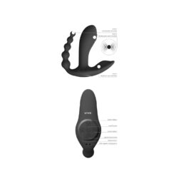 Alternative view of Vive Kata Double Penetrator Vibrator Black