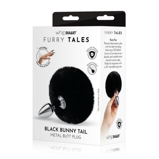 Furry tales black bunny tail.