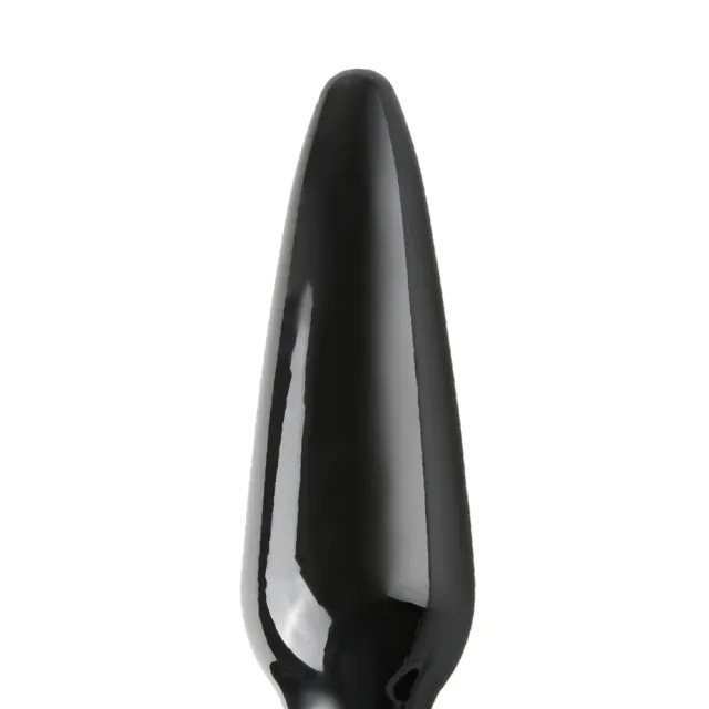 Small Tapered Black Anal Plug Small Tapered Black Anal Plug - Image 3