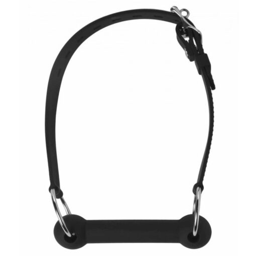 A black plastic collar with a metal clasp.