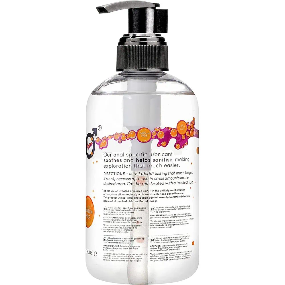 Lubido Anal Paraben-free Water-based Lubricant (250ml)