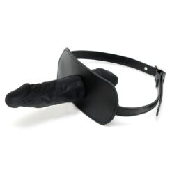 Alternative view of Leather Penis Gag And Dildo