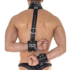 Alternative view of Leather Cuff And Neck Set