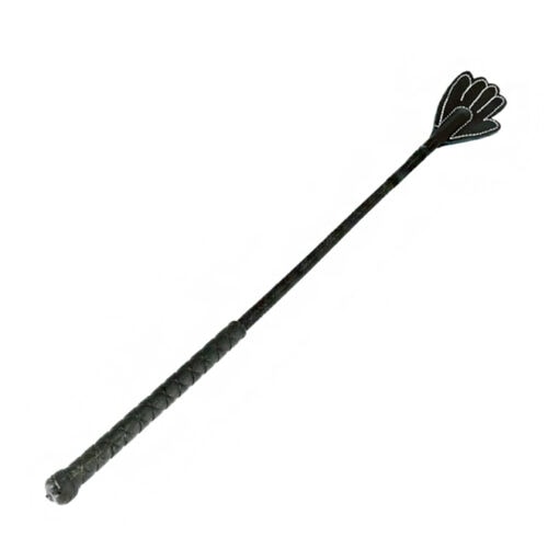 A black dart with a black handle on a white background.